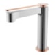 Misturador Monocomando Para Lavatório Bica Baixa Rb8313 Aço Escovado E Rose Gold  Rubinettos - 51dcb031-40f9-418b-98f8-861e6a539f10