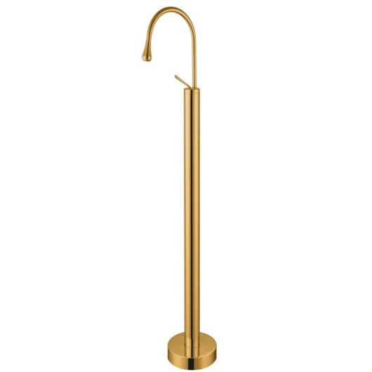 Misturador Monocomando Para Lavatório De Chão  Bica Giratória Rb4027 Gold Matte Rubinettos - Imagem principal - 9d55f7cd-748b-4e1b-8a31-d9cf99365994