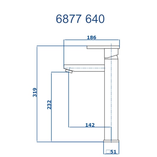 Misturador Monocomando Para Lavatório De Mesa Bica Alta Eros 6877 Bk640 Preto Fosco Fani Metais - Imagem principal - 5a50ad6c-8726-4599-974e-c68261b60285