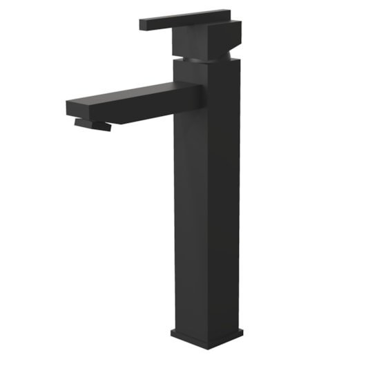 Misturador Monocomando Para Lavatório De Mesa Bica Alta Eros 6877 Bk640 Preto Fosco Fani Metais - Imagem principal - 5ecc895e-c461-4ed7-a816-e197e65ff99a