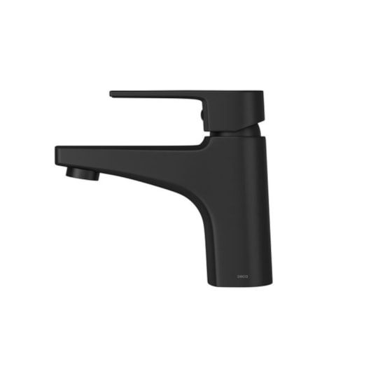 Misturador Monocomando Para Lavatório De Mesa Bica Baixa Level Black Matte Deca - Imagem principal - 4b7c2d15-cf86-4a14-9c93-78eb5cb72f00