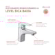 Misturador Monocomando Para Lavatório De Mesa Bica Baixo Level Cromado Deca - ebad5ec9-b317-4b2c-9523-6211ddde63ed