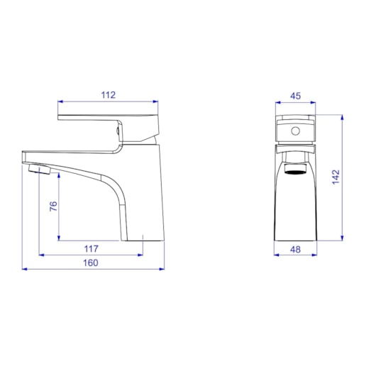 Misturador Monocomando Para Lavatório De Mesa Bica Baixo Level Cromado Deca - Imagem principal - d85db300-99df-481a-904c-fb2de07b098a