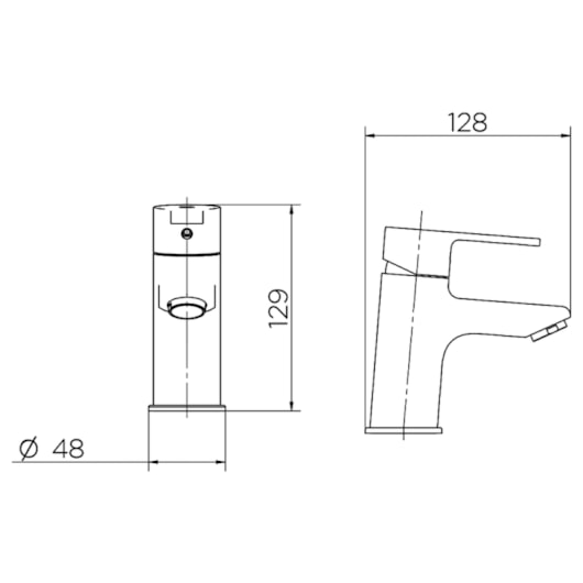 Misturador Monocomando Para Lavatório De Mesa Gali Bica Baixa Cromada Docol - Imagem principal - 9a970543-bc03-4b99-ab26-094094f4259e