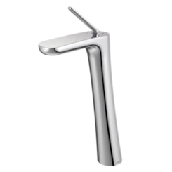 Misturador Monocomando Para Lavatório De Mesa Kaila Bica Alta Cromada Docol