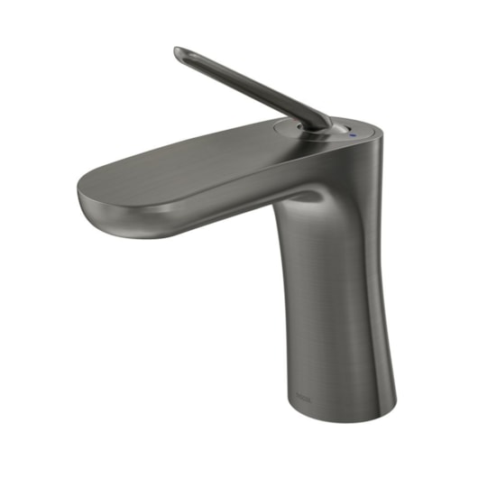Misturador Monocomando Para Lavatório De Mesa Kaila Bica Baixa Grafite Escovado Docol - Imagem principal - 8dded4bb-394e-432e-a020-2d61a262460e