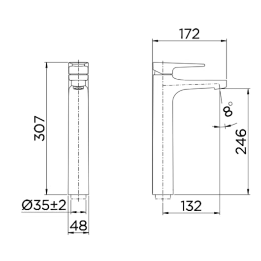 Misturador Monocomando Para Lavatório De Mesa Lift Bica Alta Cromado Docol - Imagem principal - a5c63e5f-19e6-4c16-a736-92e840d318c1