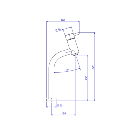 Misturador Monocomando Para Lavatório De Mesa Link Bica Alta 2885 Cromado Deca - Imagem principal - 52359855-532f-4479-b8bc-44a20e961391