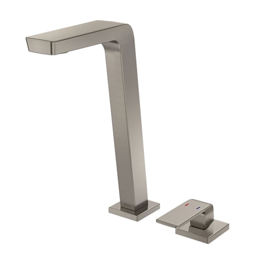 Misturador Monocomando Para Lavatório De Mesa Vougan Bica Alta Cobre Escovado Docol - Imagem principal - 11f14f31-bab2-42aa-b8ad-4ce6dd091ad9