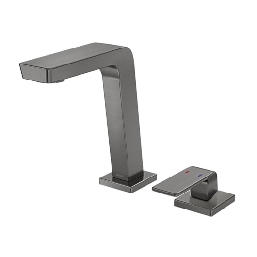 Misturador Monocomando Para Lavatório De Mesa Vougan Bica Baixa Grafite Escovado Docol - Imagem principal - f2b436cb-7962-46f5-ae9a-a9782c02c2a5