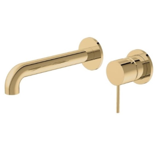Misturador Monocomando Para Lavatório de Parede Kr469 Champagne Matte Kromma - Imagem principal - 81d15c3e-67de-4389-abfd-04c4d9704f56