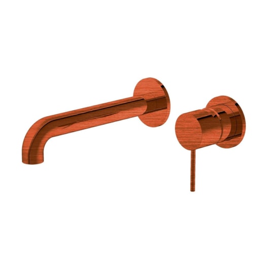 Misturador Monocomando Para Lavatório De Parede Kr469 Cobre Escovado Kromma - Imagem principal - f09ddd64-156a-44e7-bc3b-06d9fcfbee87