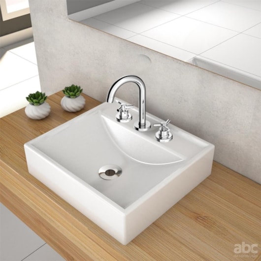 Misturador One para Lavatório de Mesa Bica Alta Celite - Imagem principal - e166129c-234d-4d46-bc8b-bf37a4bc2dc2