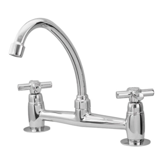 Misturador p/Cozinha Mesa Bica Móvel Cromado Romar - Imagem principal - bf87bf9e-1809-47dd-bb8b-19c729eed9ba