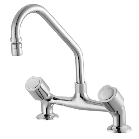 Misturador Para Balcão De Cozinha 3006 C 40 Bica Alta 1/4v Meber - Imagem principal - ac133501-cce9-4d61-a1a0-f9d57cecbc87