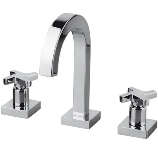 Misturador Para Banheiro De Mesa Zeta Cromado Fabrimar - Imagem principal - d291f458-b058-44bb-b41b-e8a52c114d4a