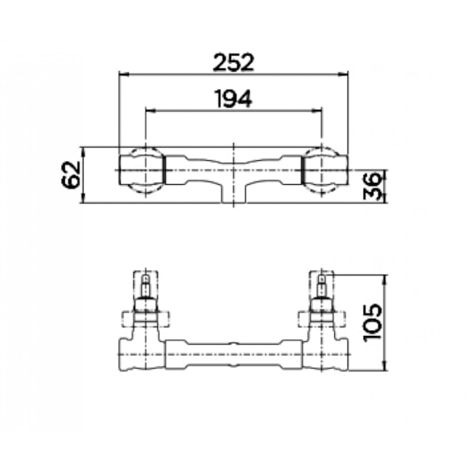 Misturador Para Chuveiro Sóldavel De Acionamento Rotativo Docolbase Docol - Imagem principal - 29bd3985-b2e6-4c79-b83b-2a69c42fd669