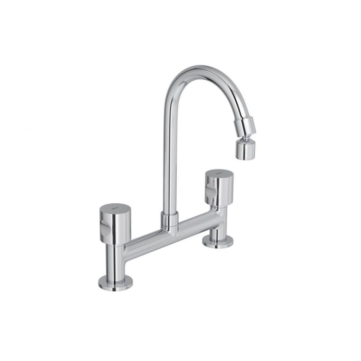 Misturador Para Cozinha De Mesa Aspen Bica Alta 1256 Cromada Deca