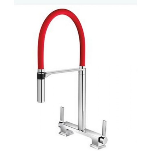 Misturador Para Cozinha De Mesa Bica Alta Doc Chrome/vermelho Docol - Imagem principal - d9ad83da-078c-46bc-b9db-daba84bdd892