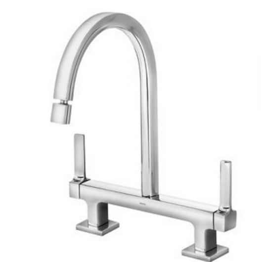 Misturador Para Cozinha De Mesa Bica Alta Quad Cromada Docol - Imagem principal - 1993b35c-f5f4-4cdf-93e2-ae93242ba1ea
