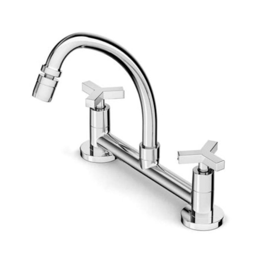 Misturador Para Cozinha De Mesa Bica Móvel Cromado Celite - Imagem principal - 5e8040b8-05a8-4e75-b4d1-8bbbf583a225