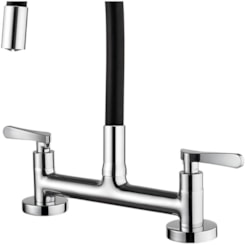 Misturador Para Cozinha De Mesa Flex Preto 1256 B27 Lorenzetti