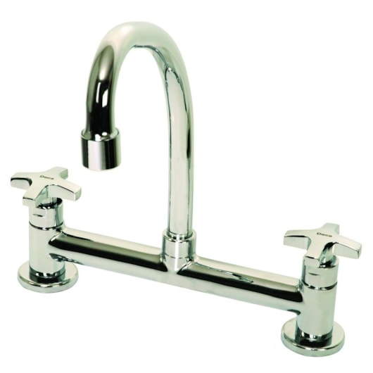 Misturador Para Cozinha De Mesa Max Bica Alta Cromado Deca - Imagem principal - 7aa6e56e-2881-4ba9-abbd-3af20e257f7e