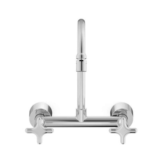 Misturador Para Cozinha De Parede Bica Media Cross Cromado Celite - Imagem principal - a902ace1-d3b6-4503-ba39-ab8a0c65febb