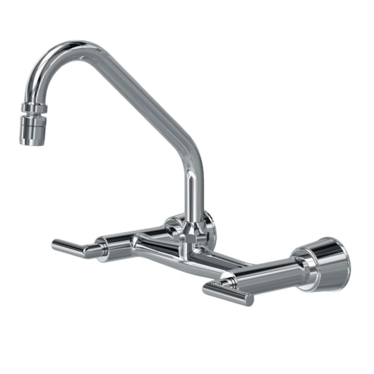 Misturador Para Cozinha De Parede Jade C.182 1258 Cromado Fani Metais - Imagem principal - ae07848c-5536-42bb-98f1-cc11b457c5d1