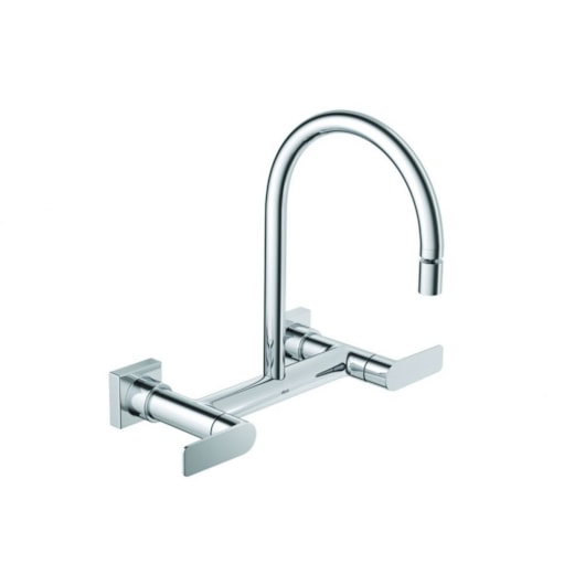 Misturador Para Cozinha De Parede Just Cromado Deca - Imagem principal - 03185f5d-cd7d-4db2-9a6b-d4ac7cbf1ef3