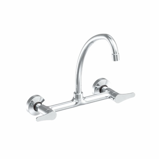 Misturador Para Cozinha De Parede Nova Exacta Cromado Fabrimar DN15 - Imagem principal - 51d2d9a2-3ad5-43e8-9acc-deefc3fd7ab0