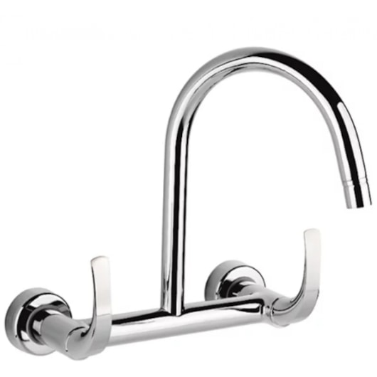 Misturador Para Cozinha De Parede Pratika Plus Cromado Fabrimar - Imagem principal - 3d175997-637f-47d2-91f3-3b0446dd0727