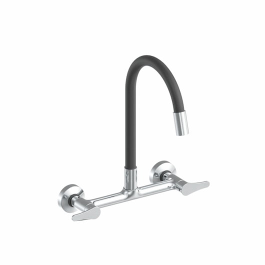 Misturador Para Cozinha De Parede Tubo Flex Nova Exacta Cromado Fabrimar DN15 - Imagem principal - d1525f11-6e93-4ad9-94f2-01299f72c5e2
