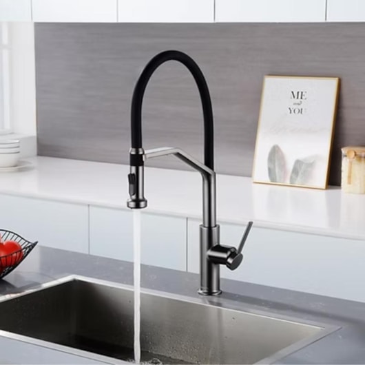 Misturador Para Cozinha Magnetico 3 Vias Grafite Lexxa - Imagem principal - d49556cb-e595-4440-94c2-1b220f268ea4