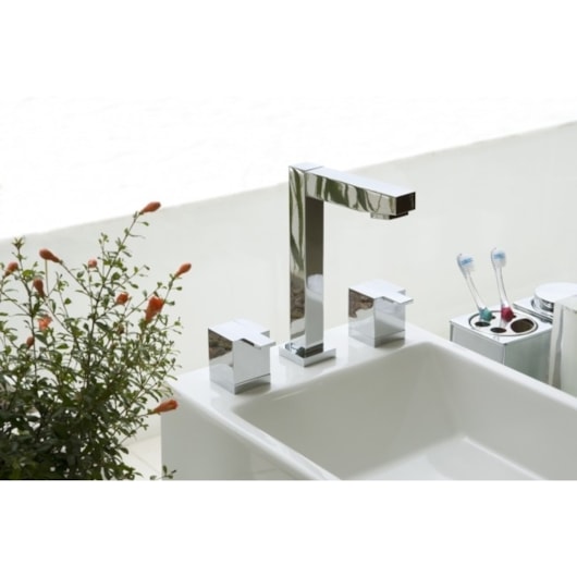 Misturador Para Lavatório Bancada Cromado 1880 C215 Quadra Meber - Imagem principal - c704b473-e484-4bf6-a663-7f198bbdb541