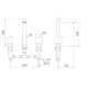Misturador Para Lavatório Bancada Cromado 1880 C215 Quadra Meber - 8d7a8101-f988-449b-a5af-017b1a0da949