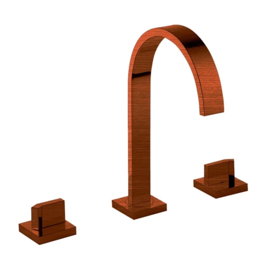 Misturador Para Lavatório Bica Alta Kr484 Cobre Escovado Kromma - Imagem principal - 79179801-436b-4e16-85e6-6de257bf84ca