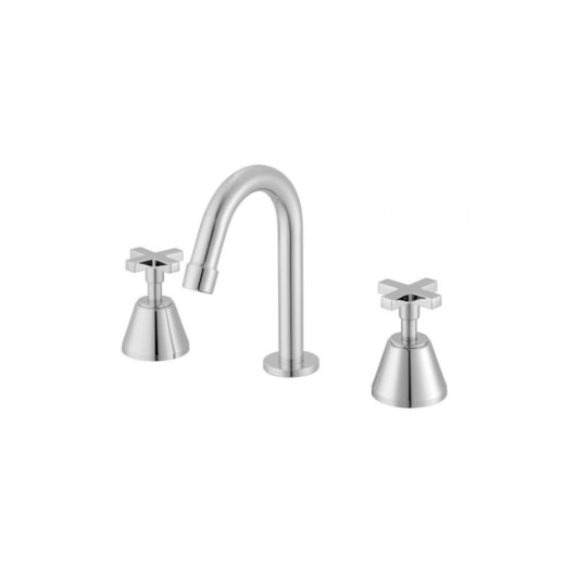 Misturador Para Lavatório De Mesa Bica Alta 1878 C22 1/4 Volta Nya Cromado Meber - Imagem principal - 756f4ee9-b89b-446d-95b3-478255759655