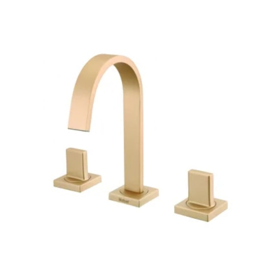 Misturador Para Lavatório de Mesa Bica Alta Axiom Slim 1878 52 Dourado Matte Meber - Imagem principal - a4c4ad65-9887-4b1c-8467-2b4141fdb203