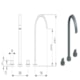 Misturador Para Lavatório De Mesa Bica Alta Com Válvula Flow Preto Matte Celite - 881fd4cc-9e45-4f44-8bf5-56a26d577742