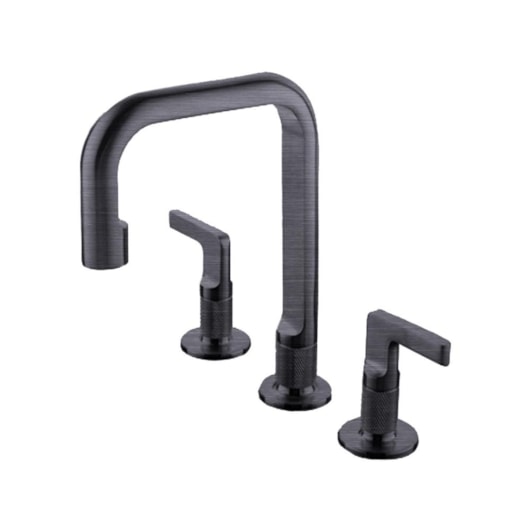 Misturador Para Lavatório De Mesa Bica Alta Eb2501 Titânio Escovado Rubinettos - Imagem principal - d77edc75-3509-45c2-8420-6fc166e81e8d