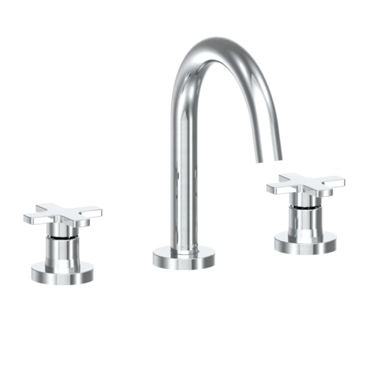 Misturador Para Lavatório De Mesa Bica Alta Nova Ella Cross Cromado Fabrimar DN15 - Imagem principal - 8c799079-d755-4b08-8724-2e1636f514f4