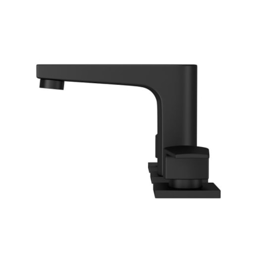 Misturador Para Lavatório De Mesa Bica Baixa Dn15 Level Black Mate Deca - Imagem principal - c4a5da39-1a52-4d6f-909e-b6d12b40243c