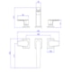 Misturador Para Lavatório De Mesa Bica Baixa Dn15 Level Black Mate Deca - edfa2438-c936-497f-a51a-6667318f02a9