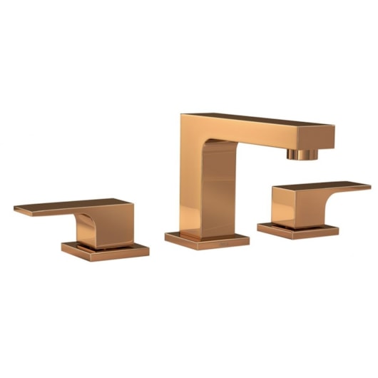 Misturador Para Lavatório De Mesa Bica Baixa Unic 1875 Red Gold Deca - Imagem principal - ca28eaf0-1372-4877-b8e7-ed3fbb9741eb