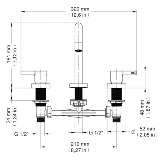 Misturador Para Lavatório De Mesa Chess Bica Alta Cromado Docol - Imagem principal - 5676efc2-4121-4f60-ba3a-bb415d8c6e99