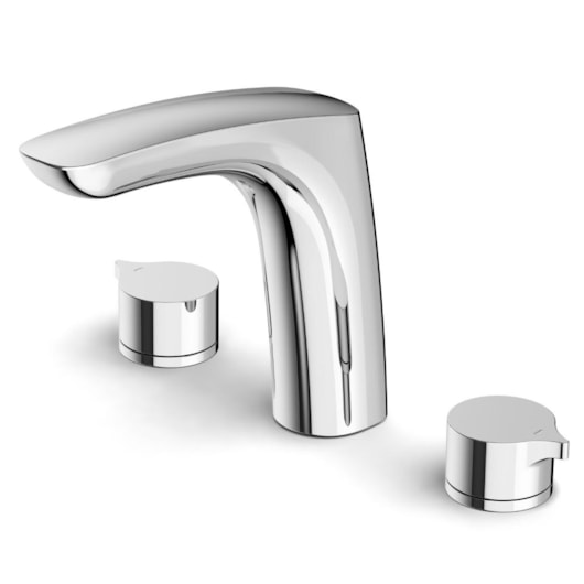 Misturador Para Lavatório De Mesa Com 3 Funções Insígnia Rose Gold Roca - Imagem principal - b9626705-6eab-4156-bdf3-3a3967fa9676