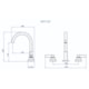 Misturador Para Lavatório De Mesa Com Bica Alta 1877 1/2 Liz 27 Champanhe Fani - 8064541e-262c-46db-9455-aa7c0b96cf43