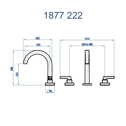 Misturador Para Lavatório De Mesa Com Bica Alta Bella Clássica 1877 1/2 Rosso Vecchio Fani - Imagem principal - 1dad8281-b24a-4515-9f64-de26c88a82c8
