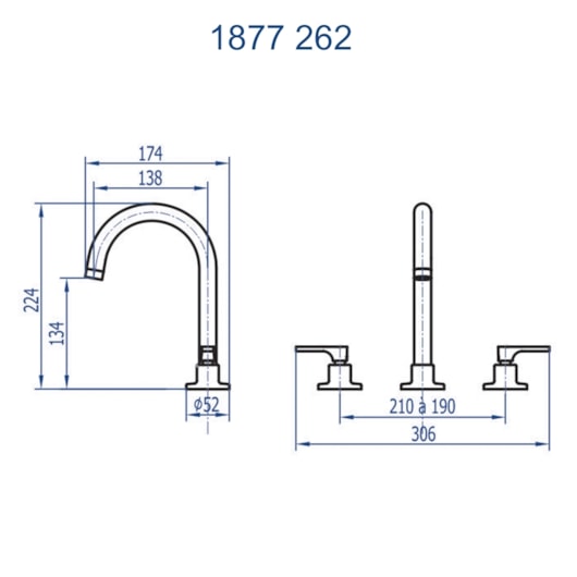 Misturador Para Lavatório De Mesa Com Bica Alta Tunis Clássica 1877 1/2 Rosso Vecchio Fani - Imagem principal - d2cccddb-2492-49e2-81c6-f67197f694e3